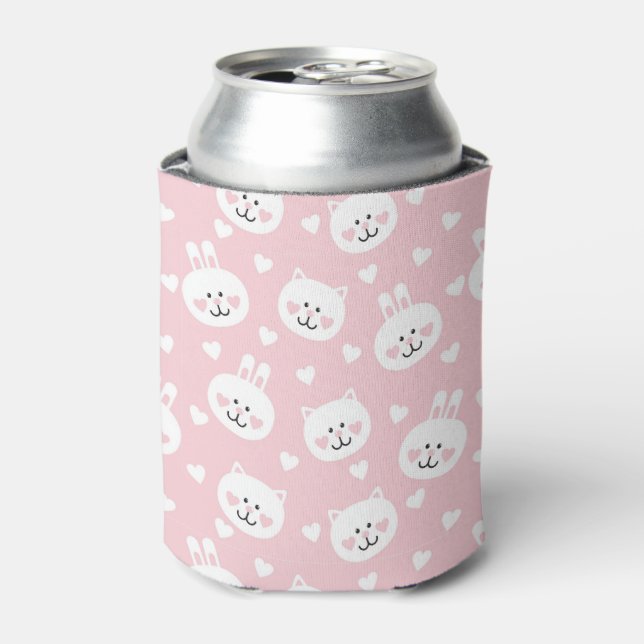 Love Pattern 2 Can Cooler (Can Front)