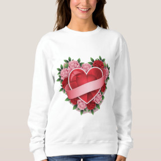 LOVE PATTERN-  SWEATSHIRT
