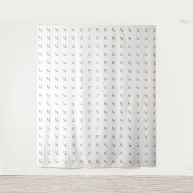 Love Pattern Tapestry (Front)