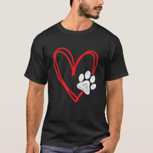 Love Paw Dog Paw Mom T-Shirt