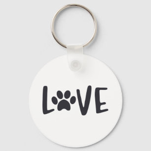 LOVE Paw Keychain