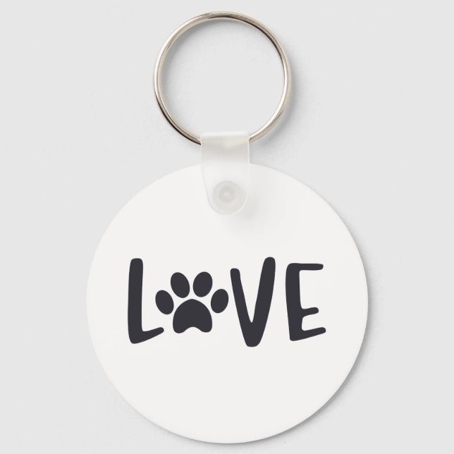 LOVE Paw  Keychain (Front)