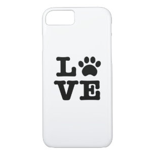 Love Paw Print iPhone 7 Case
