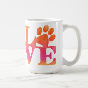 Love Paw Prints Coffee Mug