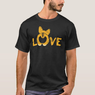 Love Paws Breed Corgi Butt Claws Bark Pet Dog T-Shirt