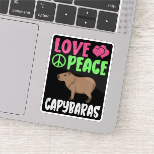 Love Peace Capybaras Cute Animals Capybara Lover