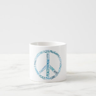 Love Peace Espresso Cup