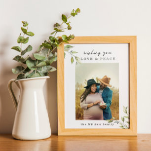 Love & Peace Family Photo Poster And Print