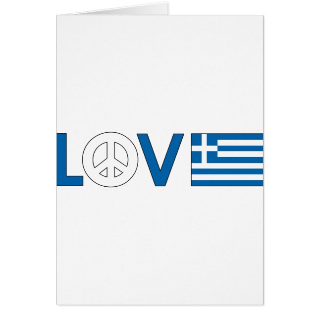 Love Peace Greece (Front)