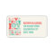 Love Peace Joy Kisses Typography Christmas Address
