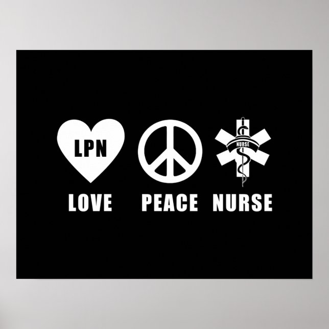 Love Peace LPN Poster (Front)