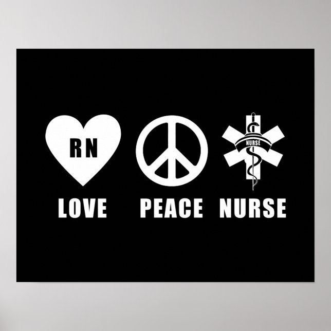 Love Peace RN Poster (Front)