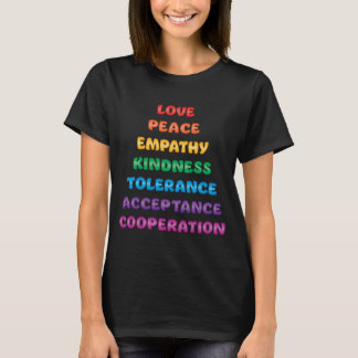 Love, peace... T-Shirt
