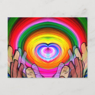 Love,Peace & Unity_ Postcard