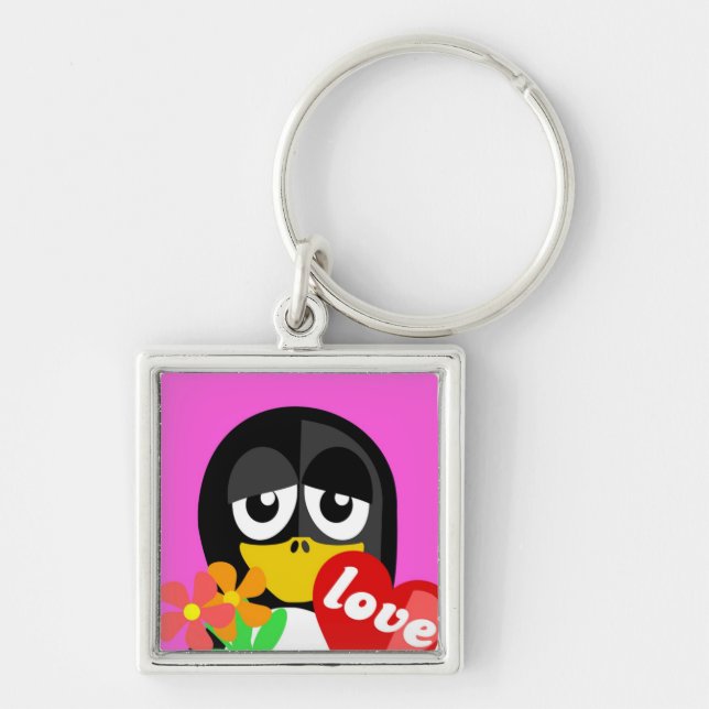 LOVE PENGUIN KEYCHAIN (Front)