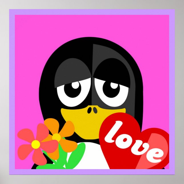 LOVE PENGUIN POSTER (Front)