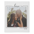 Love Personalized Photo and Text Typography