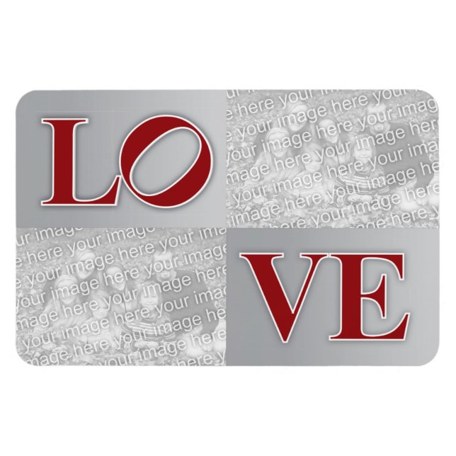 LOVE Philadelphia Save the Date Custom Magnet (Horizontal)