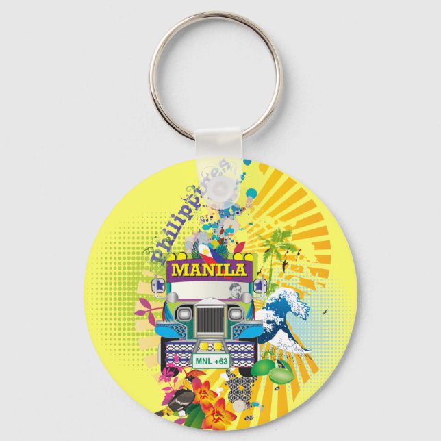 Love, Philippines Keychain (Front)