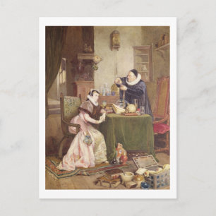 Love Philtre, 1885 (w/c heightened with white) Postcard