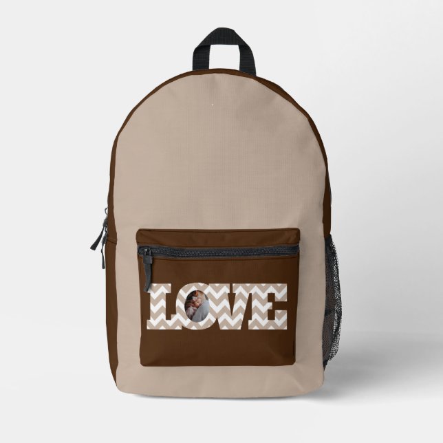Love Photo Backpack (Front)