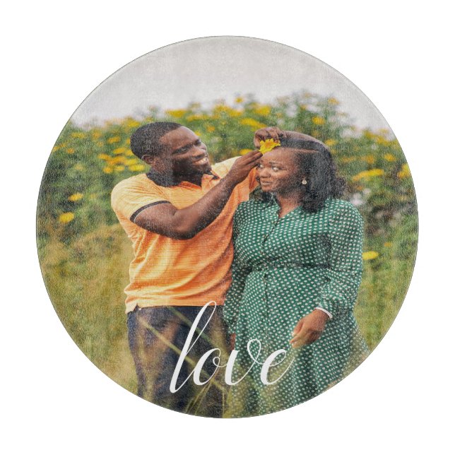Love Photo Cutting Board (Front)