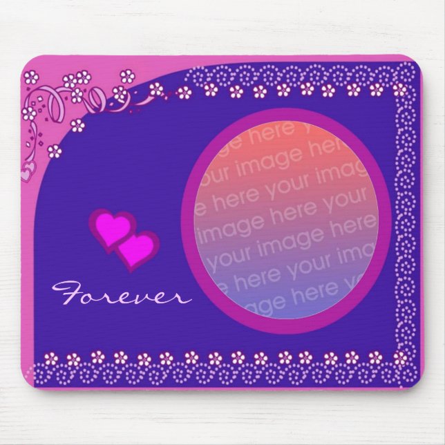 Love Photo Frame Mousepad (Front)