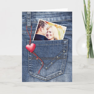 Love Photo inside a Pocket 3D Folded Card