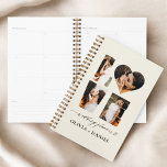 Love Photo Instagram Modern Minimalist Wedding Planner<br><div class="desc">The Love Photo Instagram Modern Minimal Gift Wedding Planner combines practicality with sentimentality for the modern couple. Featuring a clean, minimalist design, this planner includes a customizable photo cover, allowing you to showcase a cherished memory. With thoughtful sections for organizing every detail, from venues to guest lists, it’s a stylish...</div>