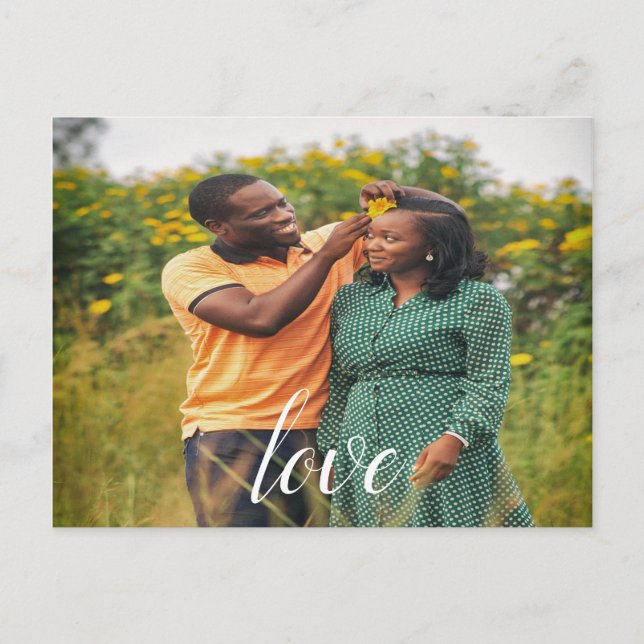 Love Photo Postcard (Front)
