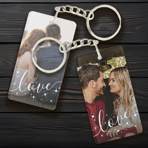 Love Photo Simple Keychain