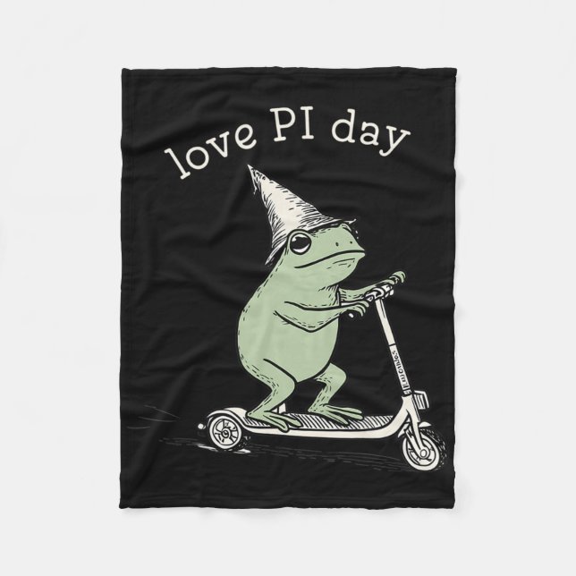 Love Pi Day Math Teacher Algebra Grade Teacher T F Fleece Blanket (Front)