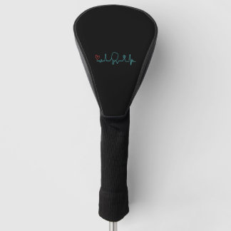 Love Pickleball Golf Head Cover