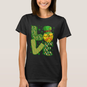 Love Pickleball Leprechaun Shamrock St Patricks Da T-Shirt