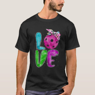Love Pickleball Mom Bandana Player Sport Mother's T-Shirt
