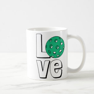 Love pickleball shirts men women pickleballers coffee mug