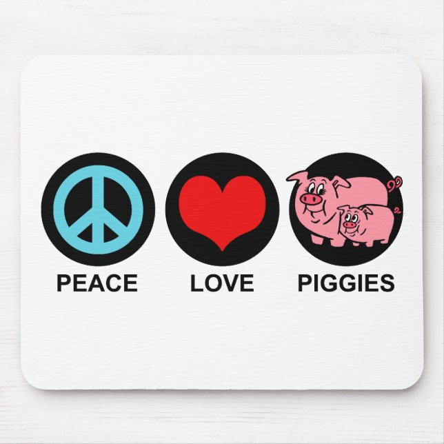 Love Piggies Mousepad (Front)