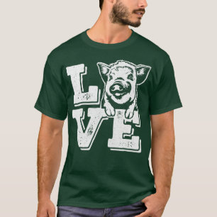 Love Pigs - I Love My Pig Mom and Dad Premium  T-Shirt