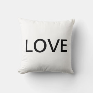Love Pillow, Grade A Cotton Throw Pillow