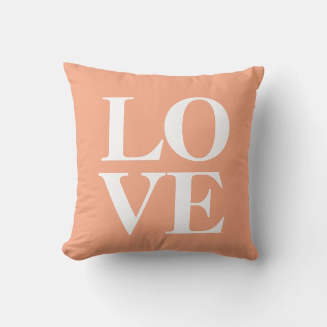 Love Pillow | Peach (Front)