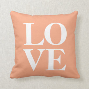 Love Pillow   Peach