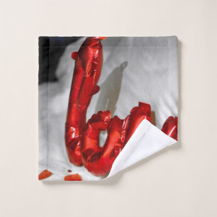 LOVE PILLOW WASH CLOTH