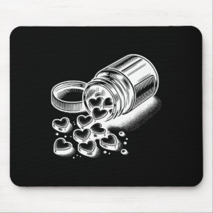 Love Pills Love Valentine's Day Gifts Wife Husnd Mouse Pad