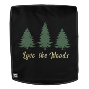 Love pine trees woods backpack