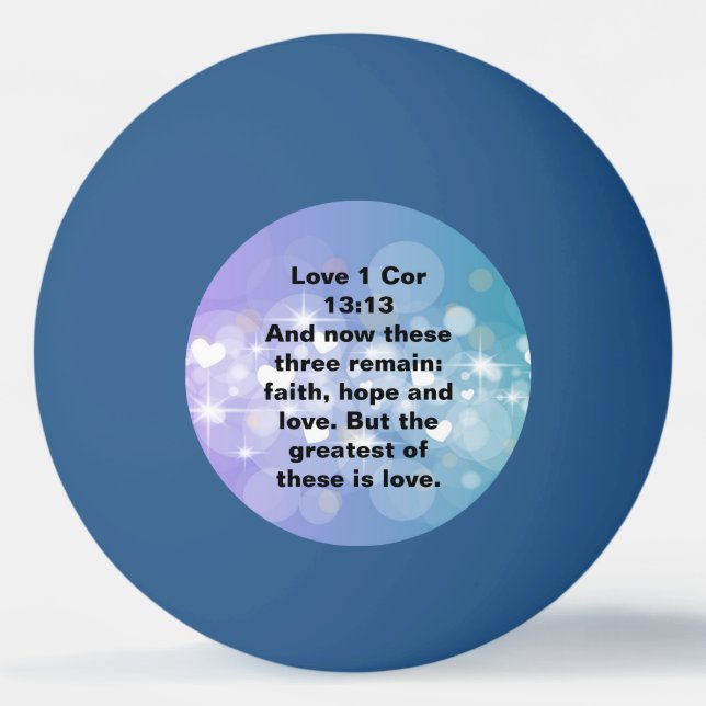 Love Ping Pong Ball (Front)