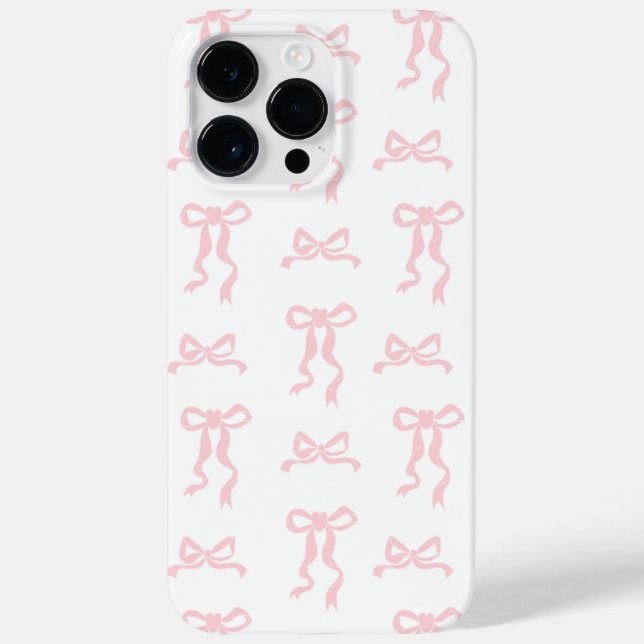 Love Pink Bows Phone Case (Back)