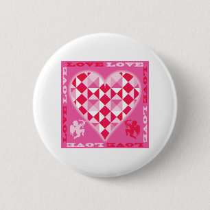 Love (Pink Diamond) 2 Inch Round Button