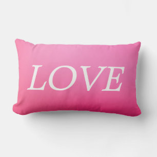 lOVE Pink , flowers inspiration pillow