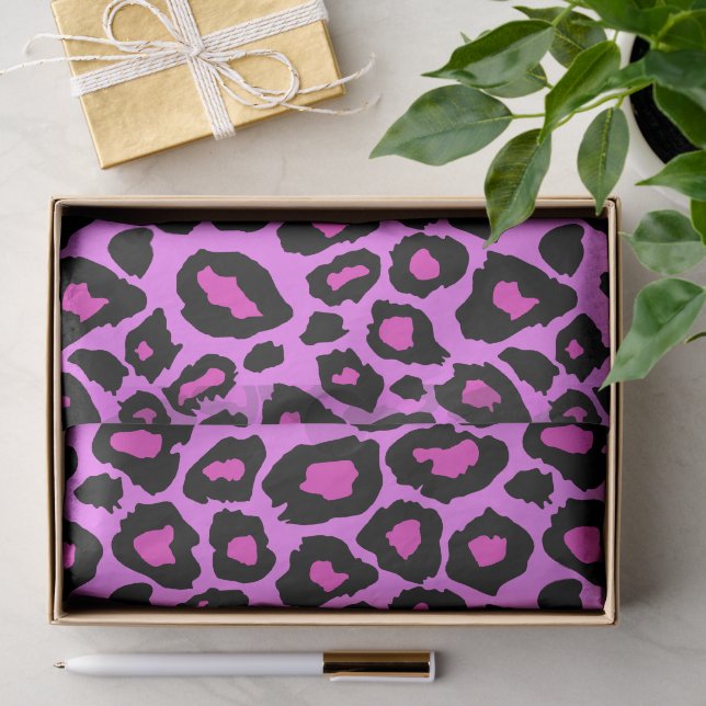 Love Pink & Leopard Celebration Party Tissue Paper (Gift)