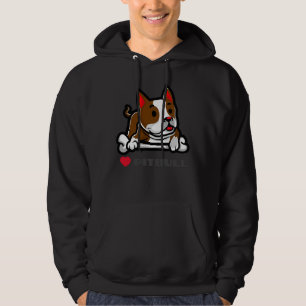 Love Pitbull Face Mask Washable Masks Dog Lover Fa Hoodie